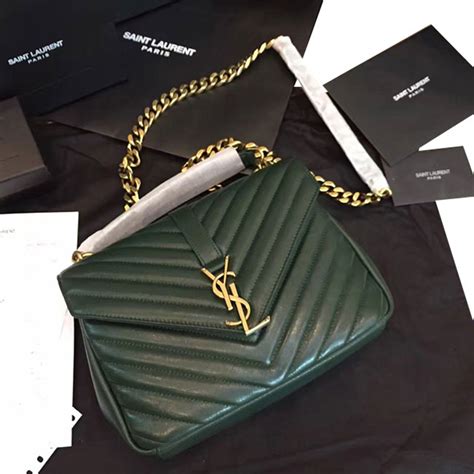 ysl green purse|green ysl bag.